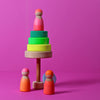 Small Conical Tower | Neon Green